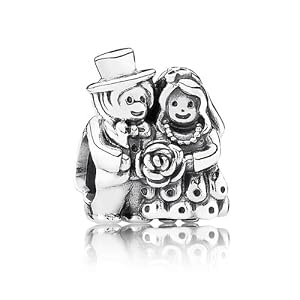 Pandora Damen-Charm 925 Sterling Silber Braut und Bräutigam 791116
