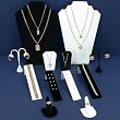 Necklaces Rings Bracelet Ers Jewelry Display 12 Pc Set