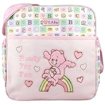 Care Bears Baby Mini Pink Rainbow Diaper Bag / Cooler