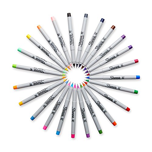Sharpie Ultra Fine Point Permanent Markers, 24-Pack, 80's Glam Assorted Colors (32893PP) - Thumbnail 5
