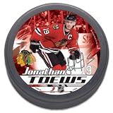 CHICAGO BLACKHAWKS TOEWS OFFICIAL LOGO HOCKEY PUCK
