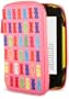 PUNCHCASE Ace - Funda de cremallera para Kindle, dise�o de osos de gominola, color rosa (sirve para Kindle Paperwhite, Kindle y Kindle Touch)