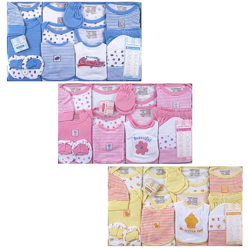 Luvable Friends 16-Piece Deluxe Layette Set, 0-6 Months, Blue