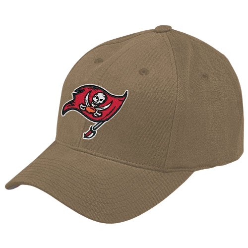 Reebok Tampa Bay Buccaneers Pewter Brushed Basic Logo Adjustable Hat
