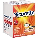Nicorette Stop Smoking Aid, Cinnamon Surge 4mg 160ct 160 ea