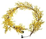 GKI Bethlehem Lighting 35 Clear Mini Light Yellow Forsythia 6-Foot Indoor Garland