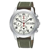 Pulsar Mens Chronograph Camo Green Strap Watch #PF8193 by Pulsar