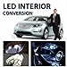 Xenon White AGT Interior LED Package Kit Compatible With Chevy Volt 2011-2013