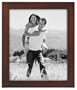 Malden Linear Wood 8-by-10-Inch Picture Frame, Walnut