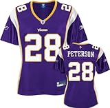 Reebok Minnesota Vikings Adrian Peterson Womens Premier Jersey