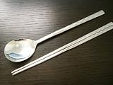 Stainless Steel Chopstick & Spoon Set
