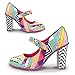 Hot Chocolate Design Chocolaticas High Heels Geometric Women's Mary Jane Pump Multicoloured HCD 34
