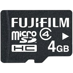 Fujifilm 4 GB microSDHC Class 4 Flash Memory Card