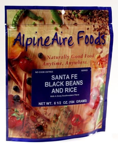AlpineAire Foods Freeze-Dried Santa Fe Black Beans and Rice