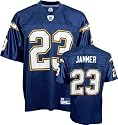 Quentin Jammer Reebok NFL Navy Replica San Diego Chargers Jersey