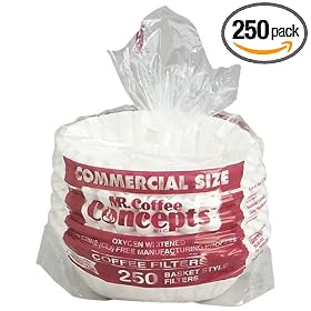 Coffee Filters for 12 Cup Commercial Urn Coffeemaker, 250 Pack CFCCF12FP by Classic Coffee Concepts, Inc