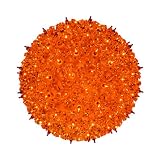 Bethlehem Lighting Indoor/Outdoor Mini Starlight Sphere 50 Lights, Amber