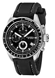 Fossil Decker Silicone Chronograph Black Dial Watch