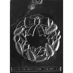 WREATH LIKE C018 - YOU PERSO Christmas Candy Mold Chocolate