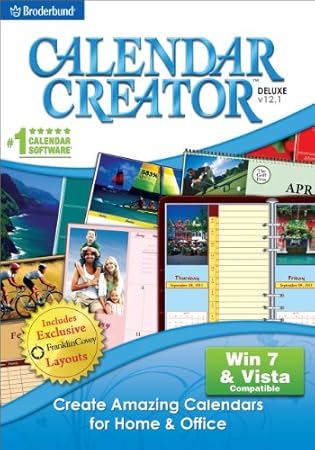 CALENDAR CREATOR DELUXE V12.1 (WIN XP,VISTA,WIN 7)