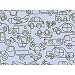 notNeutral 16230700 Transport Large Area Rug in Ozone Blue/Sable