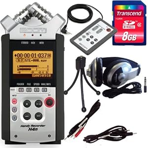 Zoom H4n Handy Portable Digital Recorder 7-Piece Bundle
