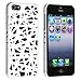 niceeshop(TM) White Bird Nest Rear Hard Case Cover for iPhone 5 5S + Screen Protector