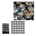 Chessex 27893 - Würfelset Lustrous gold/ silber, 36 6-seitige Würfel (12mm)