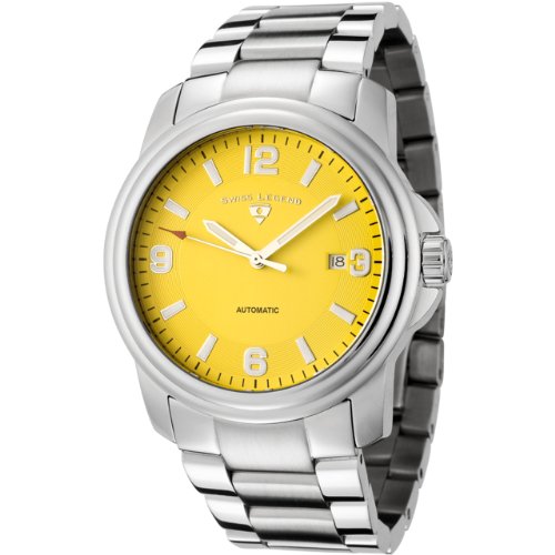 Swiss Legend Men's 10012A-77 Automatic Stainless Steel Gold Dial Watch