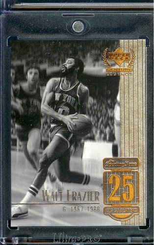 1999 Upper Deck Century Legends Basketball Card # 25 Walt Frazier New York Knicks -Shipped In A Protective ScrewDown Case!