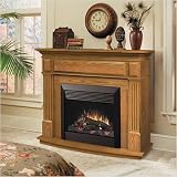 Dimplex Full-Size Electric Fireplace ? Medium Oak Finish, Model# DFP67870