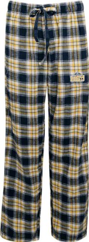 NBA Women's Denver Nuggets Harmony Flannel Pants (Navy/Gold, Small)