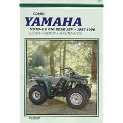 Yamaha: Moto-4 & Big Bear Atv 1987-1996: Clymer Workshop Manual