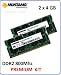 Mustang / Hynix 8GB 2 x 4GB Ram Notebook Speicher 800MHZ 800 SoDimm PC6400 PC 6400 für IBM Fujitsu Siemens Medion Toshiba Anwendungen Netbook Laptop 8192MB Apple MacBook Macbook Pro Imac 2008
