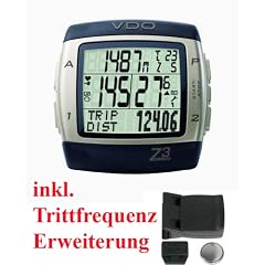 VDO Z3 PC-Link Fahrradcomputer inkl Trittfrequnzerweiterung
