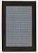 5'3" x 7'6" Couristan Recife Checkered Field - 1005-5000 - Blue-Black Rectangular
