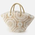 （クーコ）cooco バッグ（ストローレースバッグ） レディス