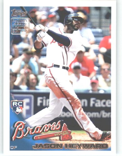 2010 Topps LIMITED EDITION HTA Holiday Factory Set Rookie Variation Baseball Card # RC1 Jason Heyward (Atlanta Braves) MLB Trading Card in a Protective Screwdown Case