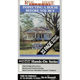 INSPECTING A HOUSE BEFORE YOU BUY VIDEO [VHS]