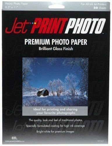 Jet Print Premium Heavy Weight High Gloss Photo Paper
