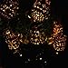 Sunniemart 10 Led Warm White Lantern Solar String Lights Outdoor Decorative Lights for Christmas, Wedding, Party