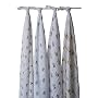 Aden & Anais Muslin Wraps 4-Pack - Zoo Animals