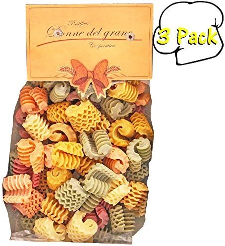 Italian "Donne del Grano" Morel Color (Spugnole Verdure), 17.8oz (500gm), 3 Per Case by Donne Del Grano