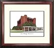 Lamar University Alumnus Alumnus 14x18 Mahogany Framed Collegiate Lithograph