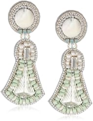 Ranjana Khan The Simone Triangular Drop Earrings