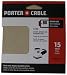 Porter-Cable 762800815 1 4 Sheet 80 Grit Adhesive-Backed Sanding Sheets - 15 Pack
