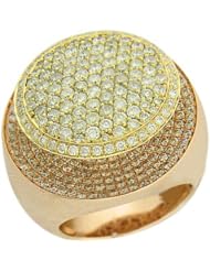 3.67ct TDW Round Diamond Rose Gold Ring