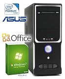 Produkt-Bild: Leiser PC - CSL Speed H4186 (Dual) - Office DualCore! PC-System mit Intel Pentium D 945 2x 3400 MHz, 500GB SATA, 4096MB DDR3, ASUS Mainboard, Intel GMA X4500, DVD-RW, 7.1 Sound, GigLAN, Windows 7 Home Premium, Office 2010