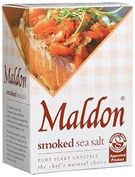 Maldon Smoked Sea Salt, Flaky Crystals, 4.4-Ounce Boxes (Pack of 4)