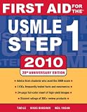 Textbook Cover - First Aid for the USMLE Step 1, 2010 (First Aid USMLE)